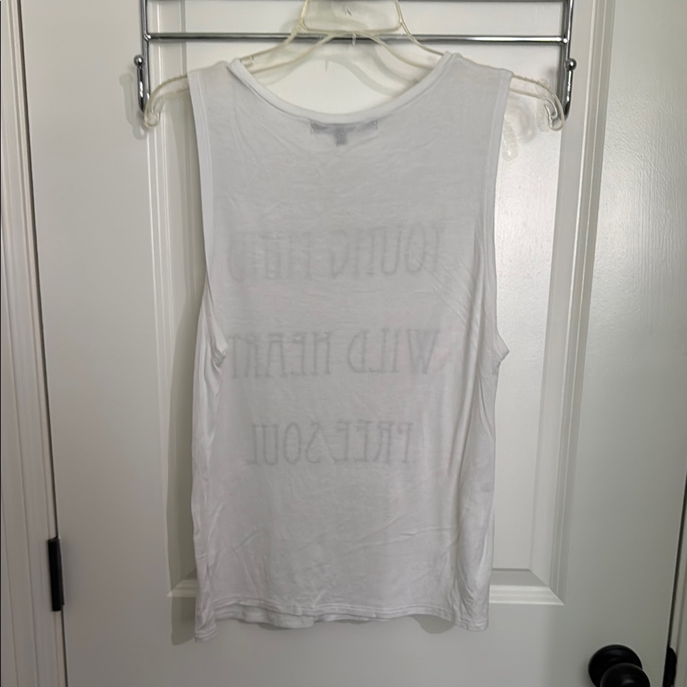 One Clothing White Graphic Tank Top - Picture 5 of 7